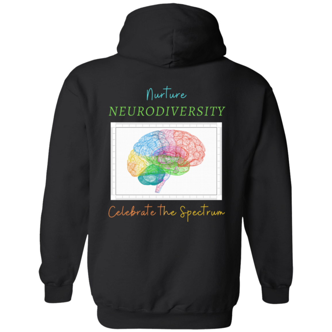 Nurturting Neurodiversity Zip Up Hooded Sweatshirt