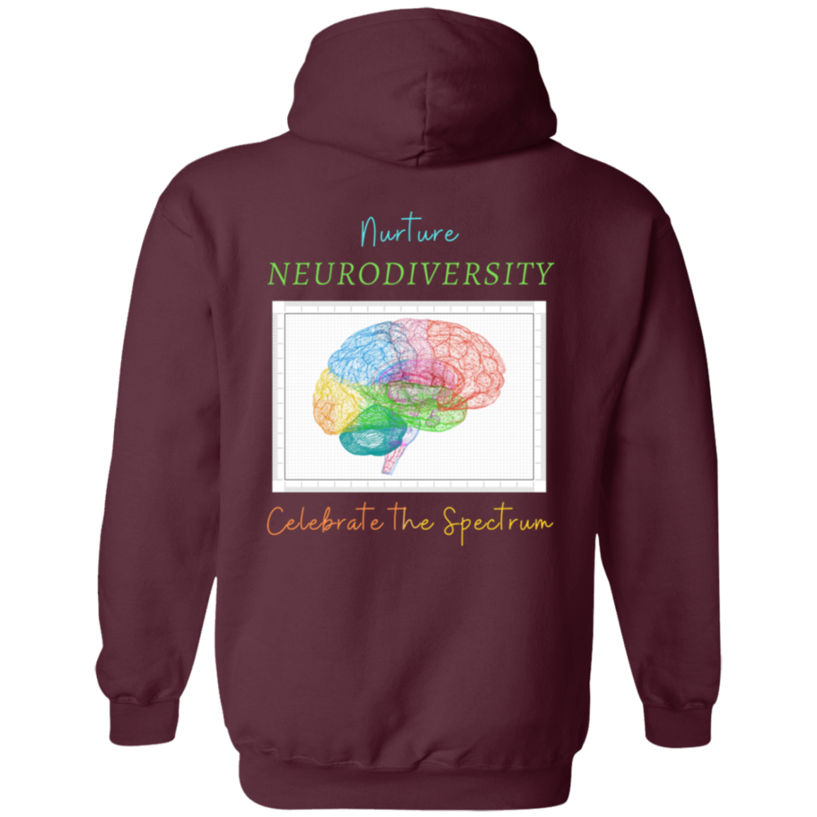 Nurturting Neurodiversity Zip Up Hooded Sweatshirt
