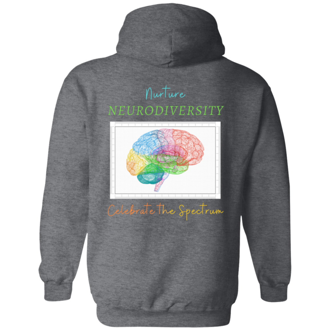 Nurturting Neurodiversity Zip Up Hooded Sweatshirt